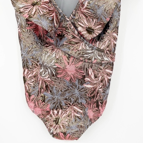 Victoria's Secret Floral Bodysuit - small - NWT. B8 - Picture 3 of 6